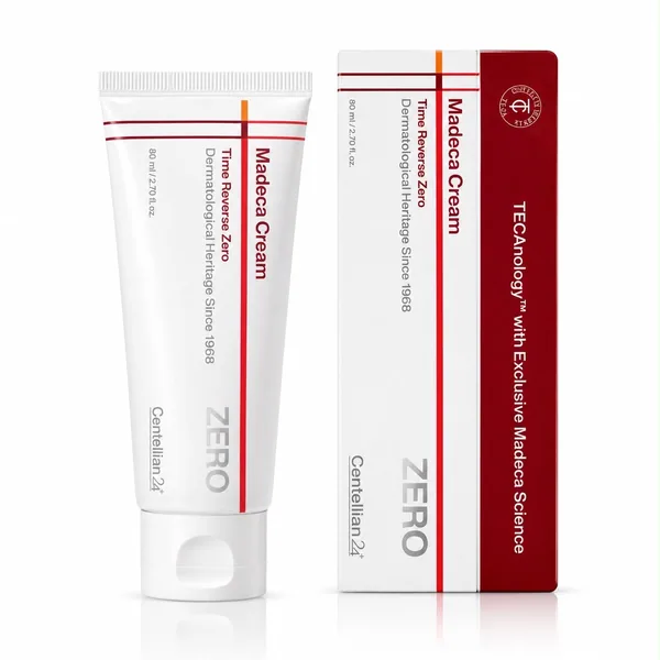Centellian24 Madeca Cream Time Reverse Zero, envase cerrado sobre fondo claro