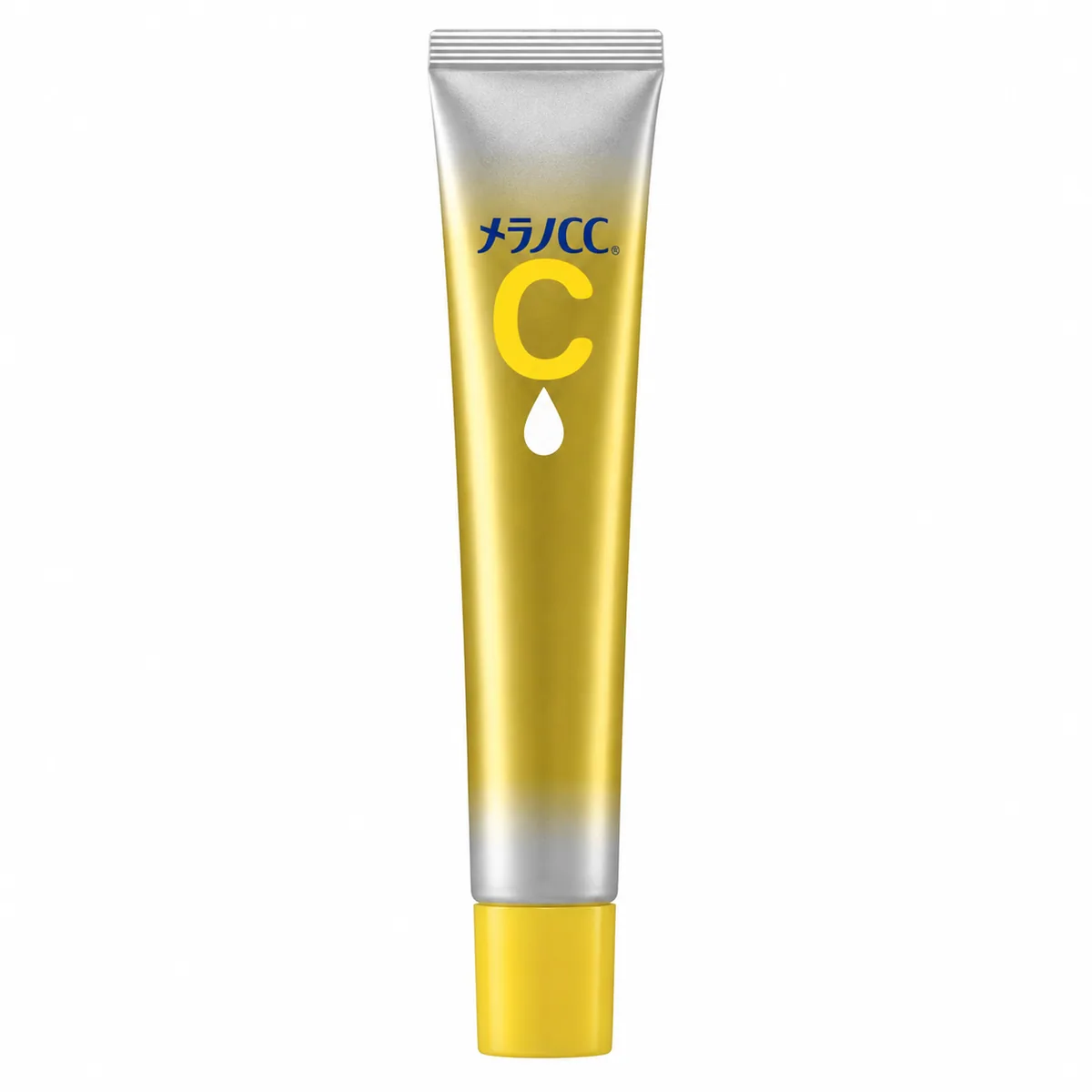 Melano CC Vitamin C Premium Essence de Rohto Mentholatum, envase cerrado sobre fondo blanco